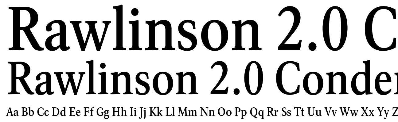 Rawlinson 2.0 Condensed Medium