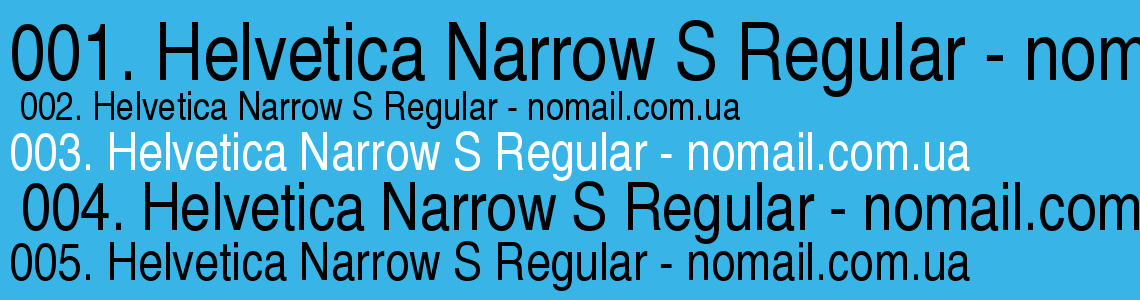 DS narrow шрифт Regular. Федератион Гельветика. Helvetica World Regular 0,25 мм толщина.