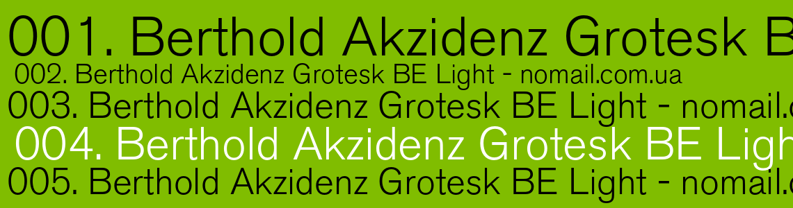 Akzidenz grotesk pro