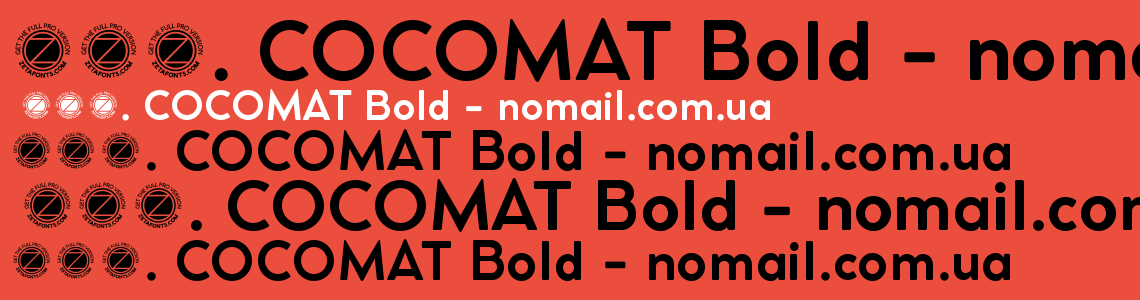 Шрифт COCOMAT Bold