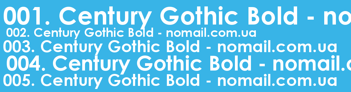 Gothic bold