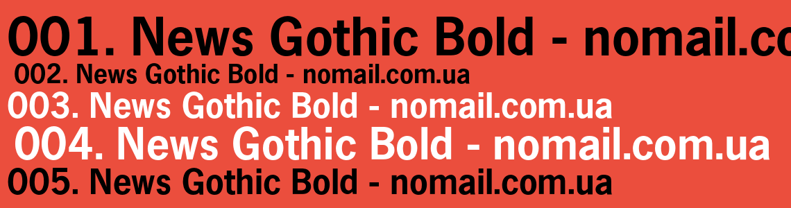 Gothic bold