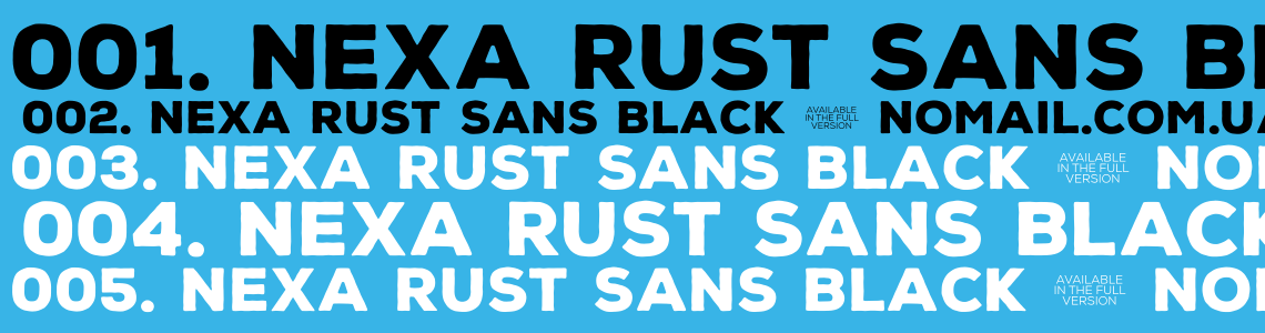 Шрифт blacker sans