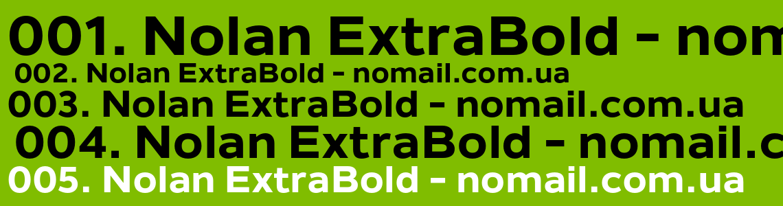 Шрифт extrabold