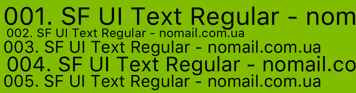 Regular text