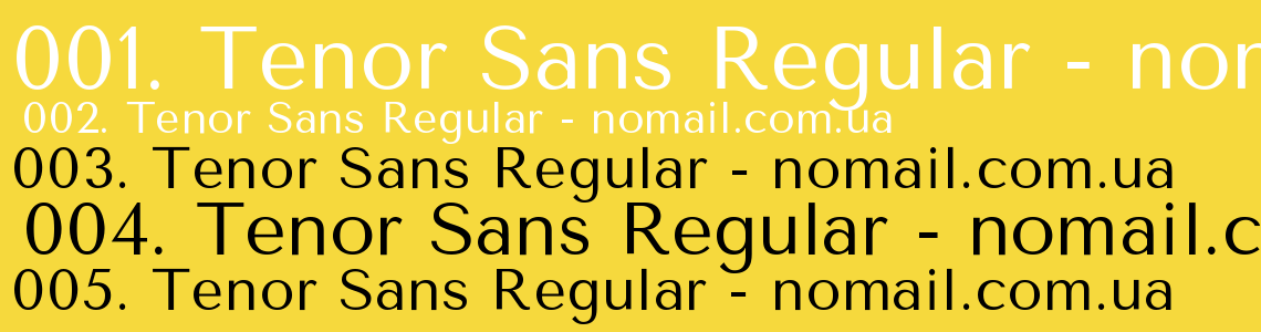 Шрифт sans regular