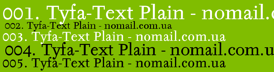 Type text plain