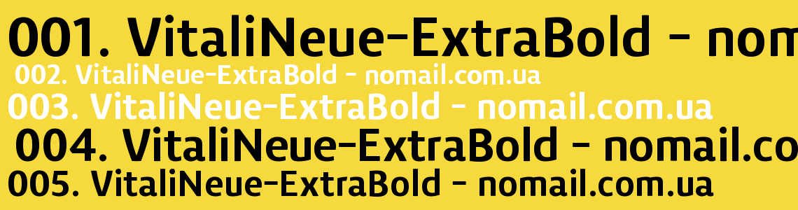 Шрифт extrabold