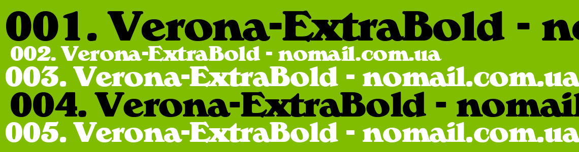 Шрифт extrabold