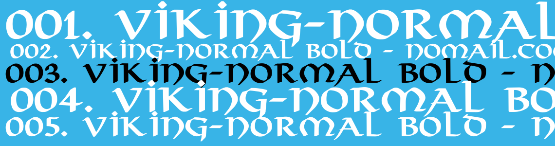 Шрифт Viking-Normal Bold