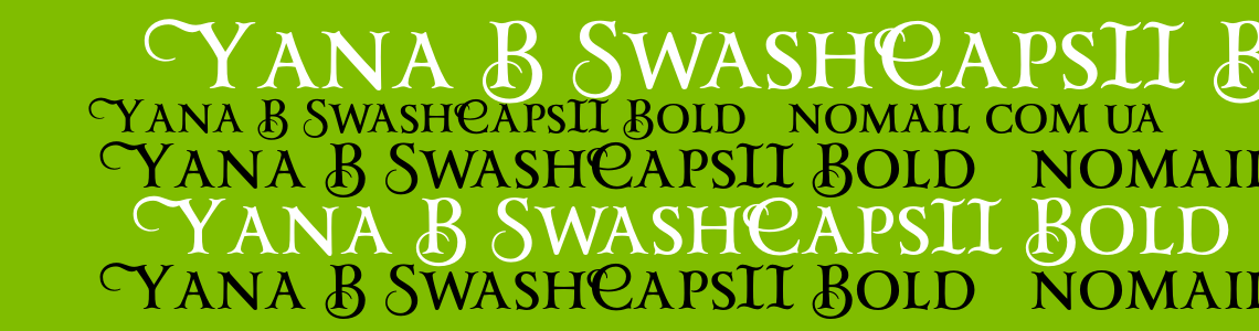 Шрифт Yana B SwashCapsII Bold