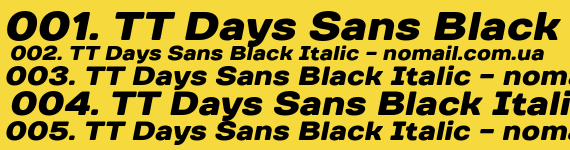 Шрифт blacker sans