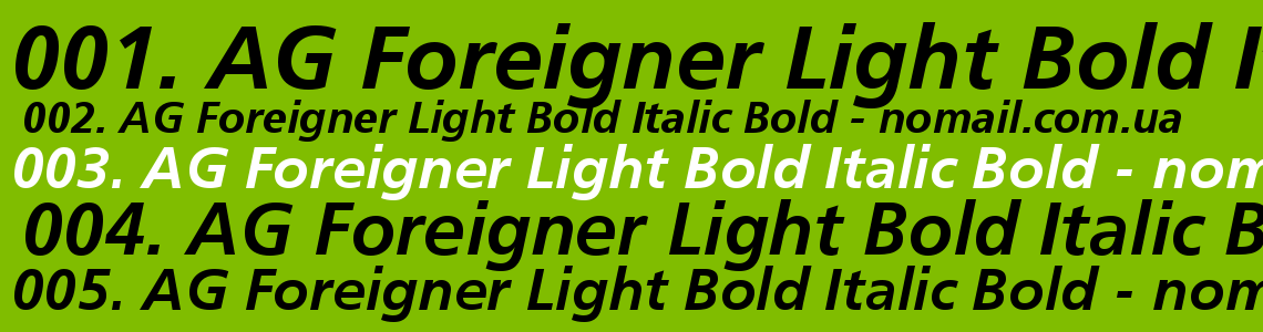 Font weight bold