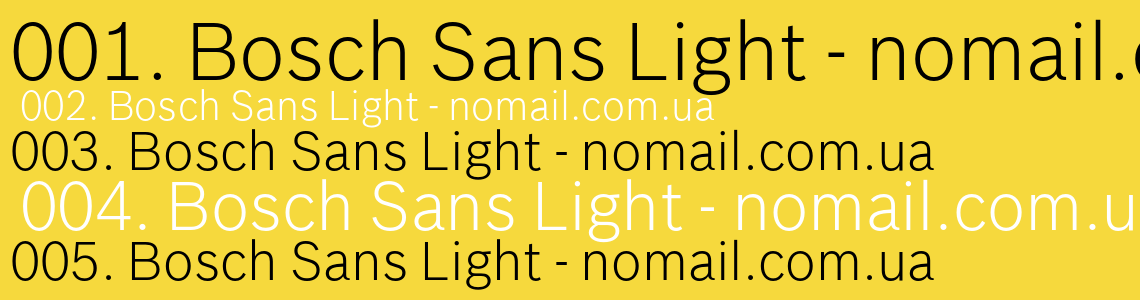 Light sans