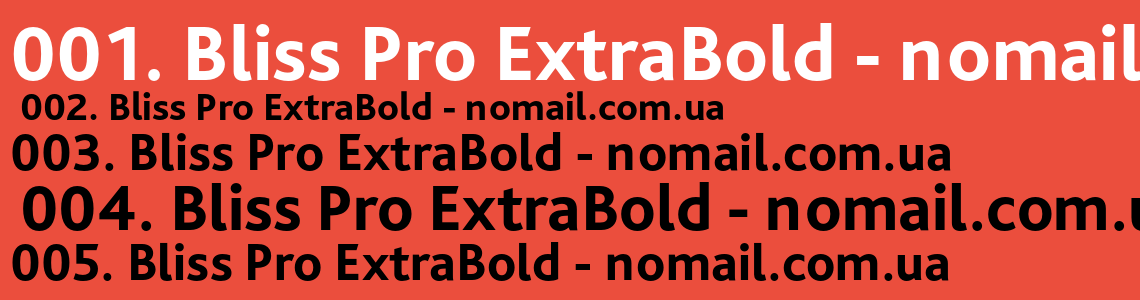 Шрифт extrabold