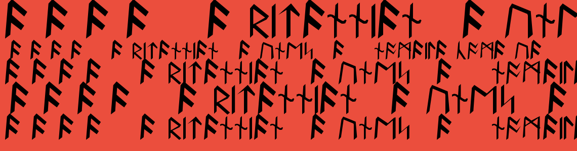 Шрифт Britannian Runes