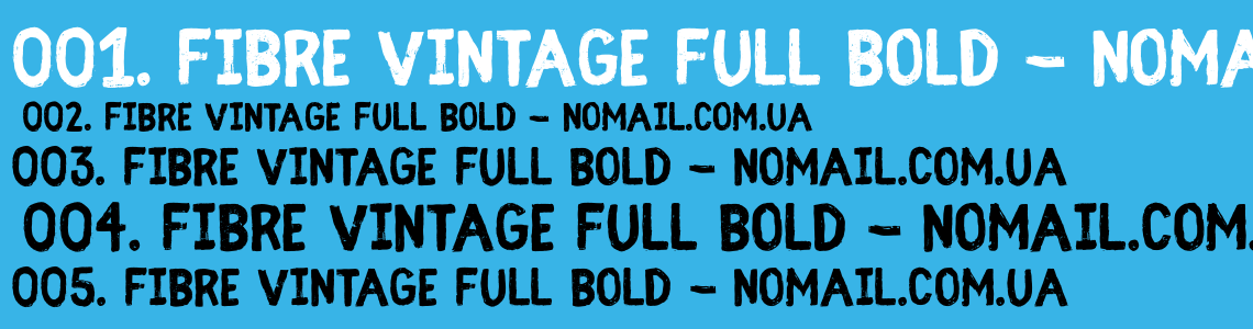 Шрифт Fibre Vintage Full Bold