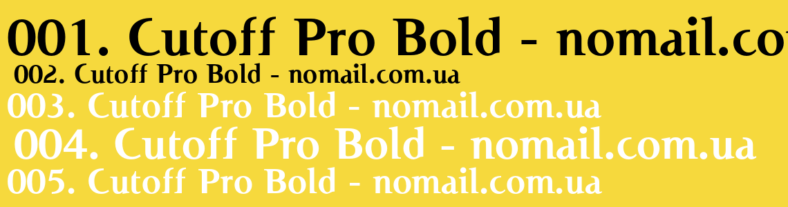 Pro bold шрифт