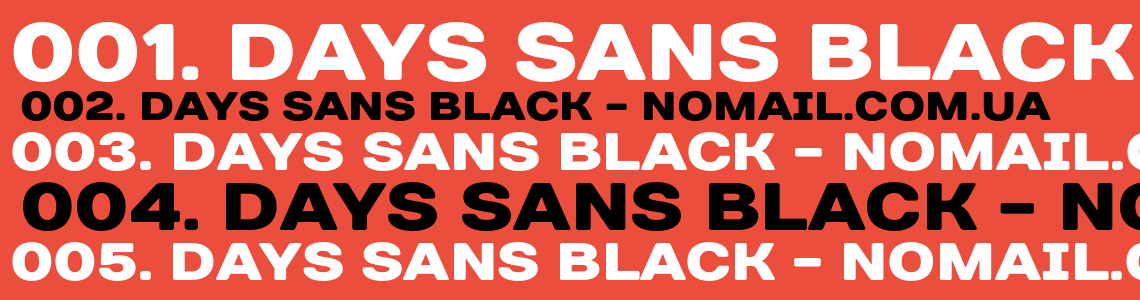 Шрифт blacker sans