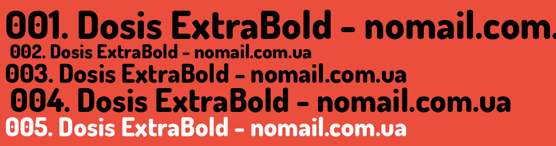 Шрифт extrabold