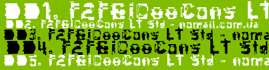 Шрифт F2FEIDeeCons LT Std