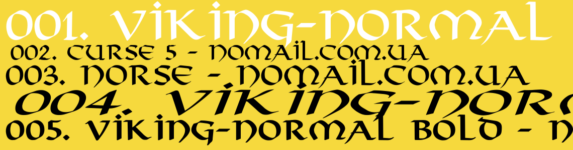 Шрифт Viking-Normal