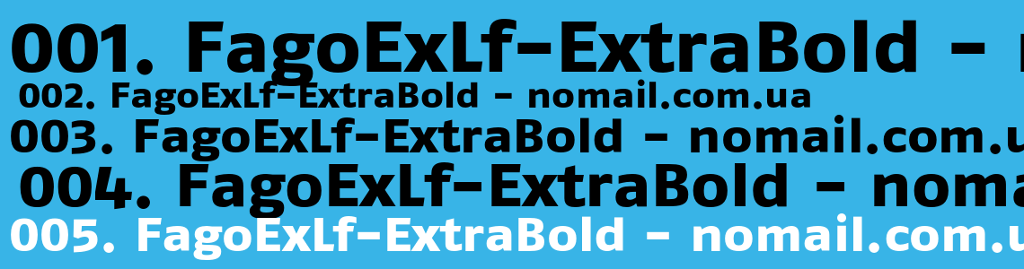 Шрифт extrabold