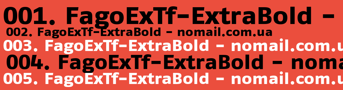 Шрифт extrabold